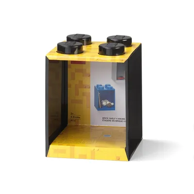 Obrázek produktu pro LEGO Brick 4 závěsná police - černá