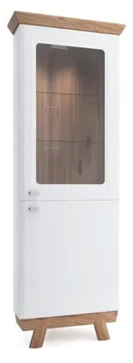Produktbild von Sammlerschrank Eckvitrine Schrankvitrine Glasschrank Glasvitrine Schaukasten