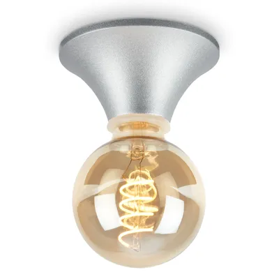 Zdjęcie produktu dla Lampa sufitowa bez E27 maks. 10 W IP44 ochrona przed bryzgami wody chrom Briloner