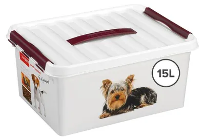 Image de Sunware Sigma Home, boîte de rangement pour la salle de bain, 13 litres - 35x24,6x18,3 cm - Boîte de rangement en plastique, sans couvercle - paniers et boîtes