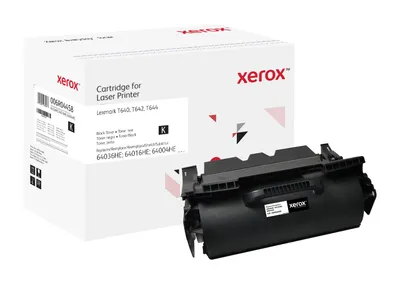 Obrázek produktu pro Xerox Everyday - vysoká výtěžnost - černá - kompatibilní - tonerová kazeta (alternativa k: Lexmark 64004HE, Lexmark 64016HE, Lexmark 64036HE)