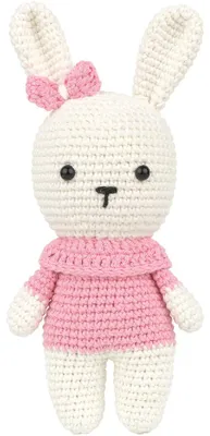 Image de Kit de crochet Anchor Amigurumi « Martha la lapine », 15 cm