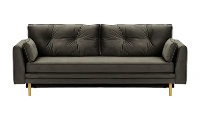 Produktbild von SLF24 - Schlafsofa mit Bettkasten Magnus - anthrazit - Velluto 19