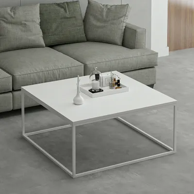 Immagine prodotto di Skye Decor, Loni - White, tavolini, bianco, truciolato melaminico, 90 x 42 x 90 cm