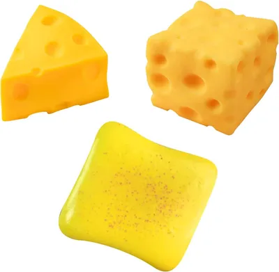 Produktbild von 3 Pcs Käse Squishy Stressball Sensorik Spielzeug für Erwachsene