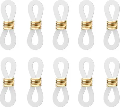 Produktbild von INF Schnallen für Brillenketten, 10er-Pack Gold