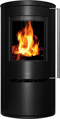 Produktbild von Kaminofen COLOR Si_7 4,7 kW Premium Halbrunde Scheibe Außenluftanschluss Rauchrohr oben/hinten. Bimschv2 EKOdesign2022 für kleine Räume.