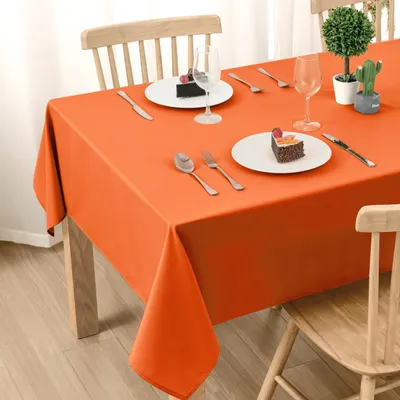Productafbeelding van Oranje Afwasbaar Tafelkleed 160 x 320 cm voor Buiten en Binnen