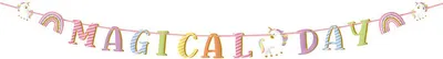 Produktbild von Buchstabengirlande Magical Day 300 cm