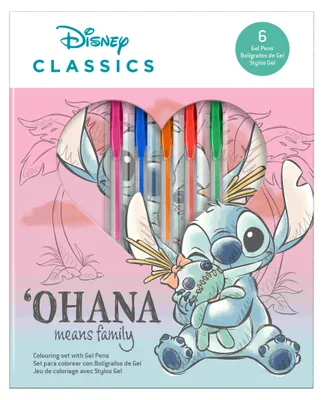 Zdjęcie produktu dla Disney Stitch Zestaw Notatnik z 6 Żelowymi Długopisami dla Dzieci - KIDS LICENSING