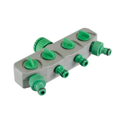 Produktbild von 4-Wege-Wasserhahn-Verteiler 3/4 Zoll und 1/2 Zoll