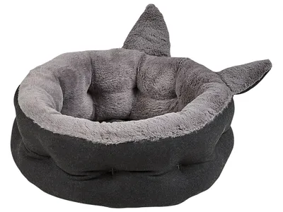 Obrázek produktu pro BELIANI Postel pro domácí zvířata šedý polyester 45 x 45 cm pelech pro psy a kočky