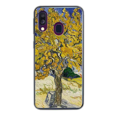 Produktbild von MuchoWow® Handyhülle Schutzhülle Hülle für Samsung Galaxy A40 Maulbeerbaum - Vincent van Gogh Silikon Softcase Handy Hülle - Handy-Tasche