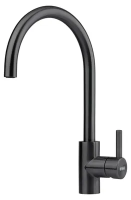 Produktbild von FRANKE 115.0613.590 Armatur EOS NEO mit schwenkbarem Festauslauf, Industrial Black / Einhebelmischer