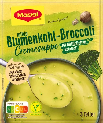 Immagine prodotto di Maggi Guten Appetit Blumenkohl-Broccoli Cremesuppe (750 ml)