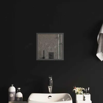 Produktbild von LED-Badezimmerspiegel Transparent 30 x 30 cm Gehärtetes Glas