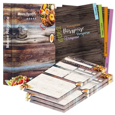Productafbeelding van Receptormap Set voor Keukenliefhebbers A4