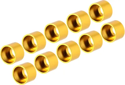 Produktbild von Set: CNC Hülsen für Zylinderkopfschraube M6, Gold eloxiert, für Kupplungs- und Lichtmaschinendeckel Motor M500 / M700