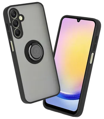 Produktbild von Techsuit Glinth Back Cover Hülle für Samsung Galaxy A25 - Schwarz