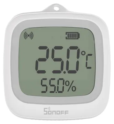 Productafbeelding van Temperatuur- en luchtvochtigheidssensor - Zigbee - Waterdicht Ip65 - LCD-scherm