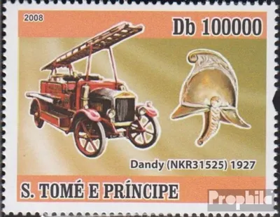 Produktbild von Briefmarken Sao Tome e Principe 2008 Mi 3553 (kompl.Ausg.) postfrisch Historische Feuerwehrfahrzeuge