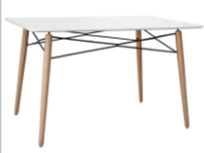 Produktbild von Tisch weiß 120x80 cm