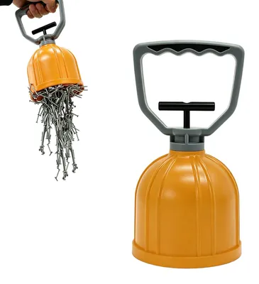 Magnetischer Pickup-Werkzeug, Hebmagnet mit Griff, bis 5 kg, gelb