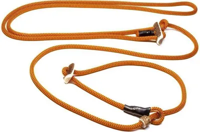 Produktbild von Hunting Profi lautlos Umhängeleine 8mm mit Zugbegrenzung 280cm orange