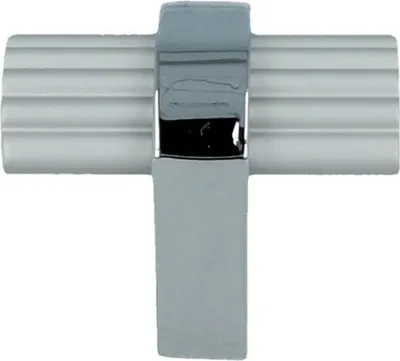 Produktbild von Möbelknopf Möbelgriff Schrankgriff Schubladengriff - Chrom, Höhe - 25 mm Kommodengriff