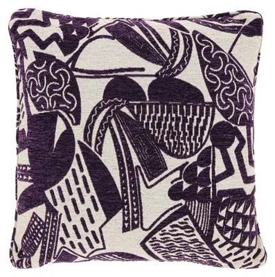 Produktbild von Zierkissen Indy - Dunkellila - 45x45cm