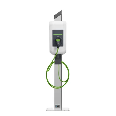 Produktbild von Wallbox Standfuß KEBA KeContact P30 - Edelstahl