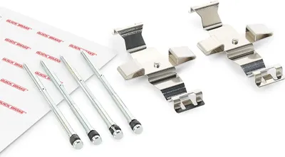 Produktbild von QUICK BRAKE 109-0122 Zubehörsatz Scheibenbremsbelag Vorne für TESLA Model Y (5YJY) für VOLVO S60 III (224)