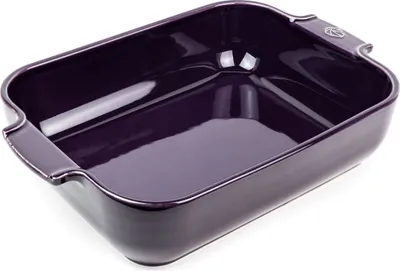Produktbild von Peugeot rechteckige Auflaufform Appolia Ofenform Keramik Aubergine 32 cm 61029