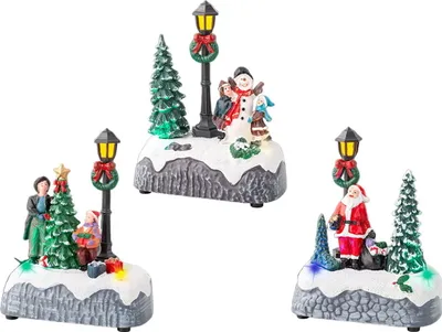 Zdjęcie produktu dla Figurka świąteczna led z latarnią, 3 modele. lumineo
