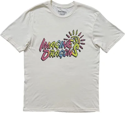 Produktbild von Imagine Dragons - T-Shirt für Herren/Damen Uni, Rückseitiger Aufdruck RO15414 (XL) (Natürlich)