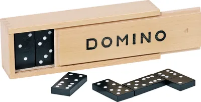 Obrázek produktu pro Hra Domino v dřevěné krabičce