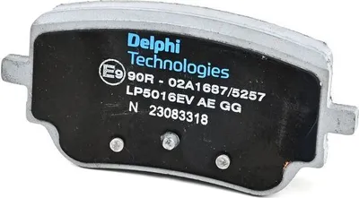 Image de Jeu de plaquettes de frein arrière DELPHI, compatibles avec la Mercedes-Benz Classe A (W177) LP5016EV