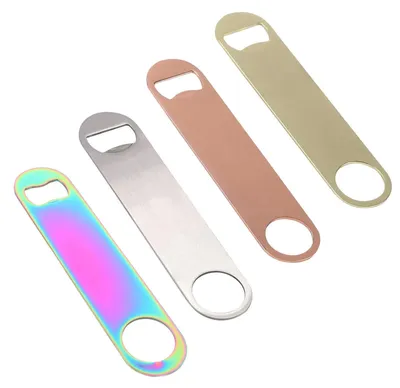 Flesopeners, 4er Set, Edelstahl, 17,8 x 4 cm, universal