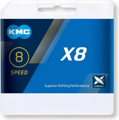 Produktbild von Kmc X8 Road Kette Silber 114 Links Silber 114 Links