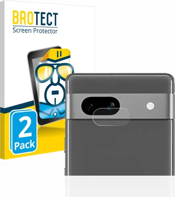 Produktbild von 2x Für Google Pixel 7a (NUR Kameraschutz) Schutzfolie BROTECT Displayschutz Display Schutz Folie Klar Transparent