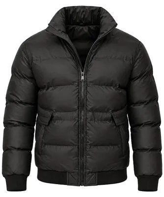 Produktbild von SOULSTAR Herren Winterjacke mit Stehkragen als Pufferjacke - Steppjacke Herren Outdoor Jacke für den Winter mit Rippbündchen