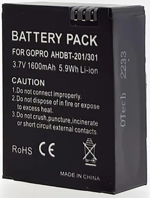 Produktbild von Batterie kompatibel mit GOPRO HERO3+ SILVER EDITION - Otech