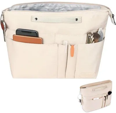 Immagine prodotto di Organizer da borsa beige da donna per il viaggio