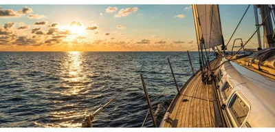 Image de Tableau sur verre synthétique sailboat 65x145 cm, Tableau mural moderne pour décoration intérieure