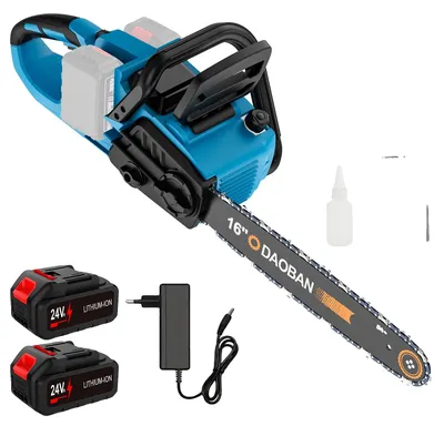 Immagine prodotto di Troncatrice a catena, 16 pollici, motore brushless, set con 2 batterie, 16 pollici, due batterie