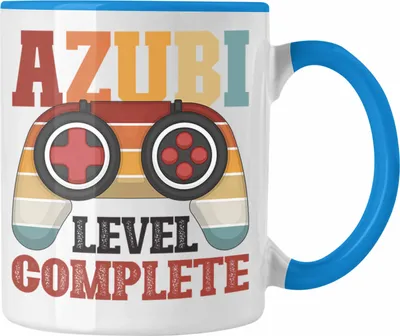 Produktbild von Trendation - Ausbildung Bestanden Azubi Tasse Geschenk für Azubis Bester Auszubildender Prüfung Bestanden Azubi (Blau)