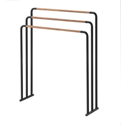 Image de YAMAZAKI - Porte serviettes en métal 3 barres