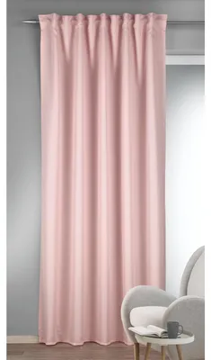 Produktbild von Fertigschal verdeckte Schlaufen "Louis" - Größe (HxB): 245x135cm Farbe: Rosa