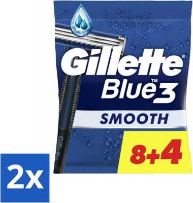 Immagine prodotto di Gillette Blue III rasoio usa e getta 12 pezzi - confezione risparmio - 2 pezzi