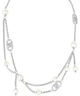 Produktbild von Halsketten   Perlenkette Liujo Silber Von 43 cm bis 49 cm  Kollektion  - frau